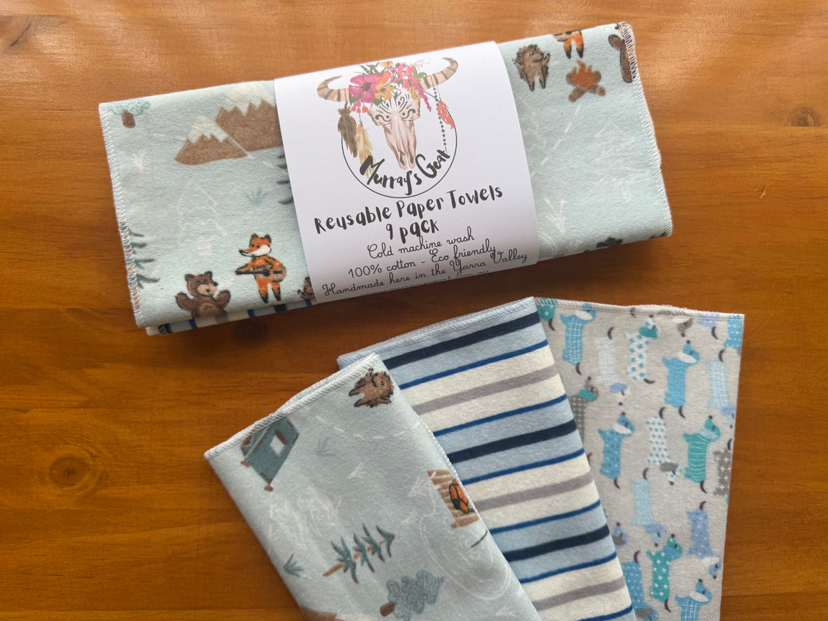 Reusable Paper Towels - 9 Pack