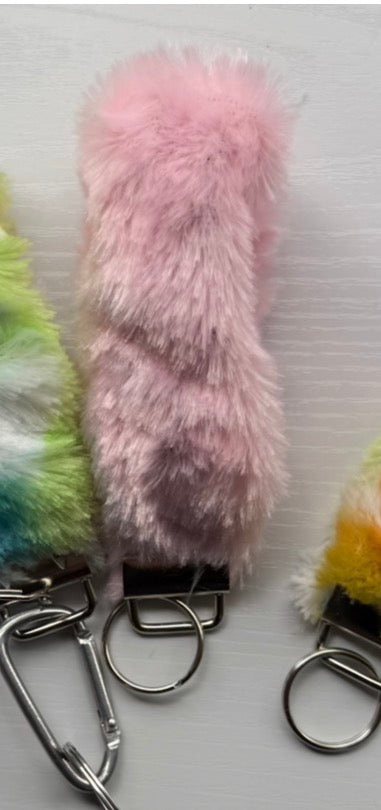 Fluffy Wristlets or keychains